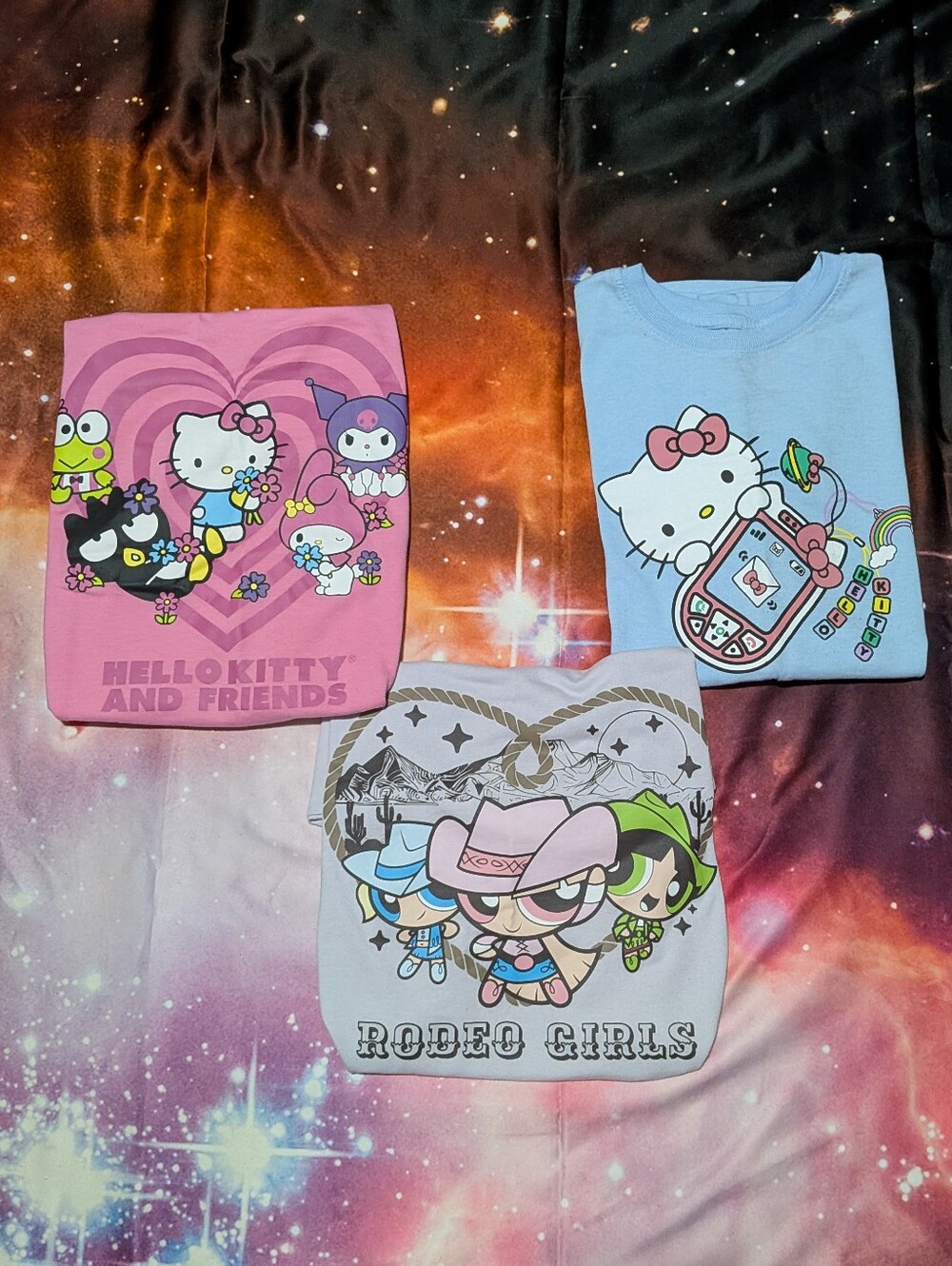 Hello Kitty And Friends Powerpuff Girls T Shirt Bundle